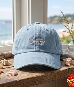 Embroidered Shark Sweatshirt, Ocean Predator Marine Life Shirt, Cool Sea Animal Aesthetic Top, Shark Lover Gift Tee